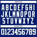 Personalized Custom Name and Number Royal White-Light Blue Hockey Jersey - Lace Neck Team Apparel Personalized Royal White-Light