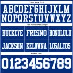 Personalized Light Blue White Mesh Football Jersey - Authentic Custom Design Personalized Royal White-Light Blue Mesh Authentic