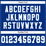 Custom Name Number Personalized Authentic Football Jersey - Royal White Light Blue Mesh Personalized Royal White-Light Blue