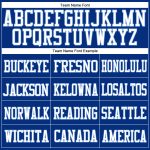 Custom Name Number Personalized Authentic Football Jersey - Royal White Light Blue Mesh Personalized Royal White-Light Blue