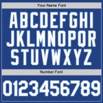 Custom Name and Number Baseball Jersey - Personalized Royal White-Light Blue Mesh Authentic Throwback Personalized Royal