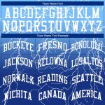 Custom Name Number Basketball Jersey Suit Royal White Light Blue Round Neck Sublimation Personalized Team Uniform Personalized