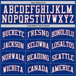 Custom Name Number Throwback Basketball Jersey - Personalized Royal White Maroon Authentic Team Jersey Personalized Royal
