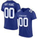 Personalized Authentic Football Jersey - Royal White Mesh for Custom Sports Wear Personalized Royal White Mesh Authentic