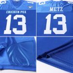 Personalized Authentic Football Jersey - Royal White Mesh for Custom Sports Wear Personalized Royal White Mesh Authentic