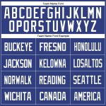 Custom Name and Number Authentic Football Jersey - Personalized Royal White Mesh Team Jersey Personalized Royal White Mesh