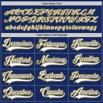Custom Name and Number Personalized Royal White-Navy Hockey Jersey - Team Apparel Personalized Royal White-Navy Hockey Jersey