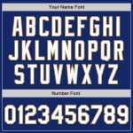 Custom Name & Number Personalized Baseball Jersey - Royal White & Old Gold, 3 Color Arm Shapes, Authentic Team Gear Personalized