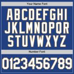 Custom Name and Number Authentic Throwback Baseball Jersey - Personalized Royal White-Old Gold Team Jersey Personalized Royal