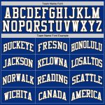Custom Name & Number Personalized Royal White-Old Gold Basketball Jersey - Authentic Throwback Team Jersey Personalized Royal