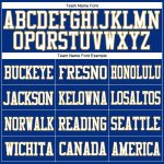 Custom Name Number Football Jersey - Personalized Royal White Old Gold Mesh Team Apparel Personalized Royal White-Old Gold