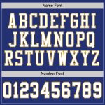 Personalized Authentic Football Jersey in Royal White and Old Gold Mesh Personalized Royal White-Old Gold Mesh Authentic