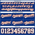 Customized Royal White-Orange Basketball Shorts with Team Name and Number - Authentic Design Personalized Royal White-Orange