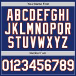 Personalized Authentic Sleeveless Baseball Jersey in Royal White-Orange Personalized Royal White-Orange Authentic Sleeveless