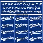 Custom Name and Number Royal White Golf Polo Shirt for Team Performance - Personalized Vapor Style Personalized Royal White