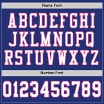 Personalized Authentic Football Jersey - Royal White Pink Mesh Design Personalized Royal White-Pink Mesh Authentic Football