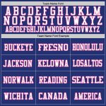 Personalized Authentic Football Jersey - Royal White Pink Mesh Design Personalized Royal White-Pink Mesh Authentic Football