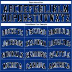 Custom Name and Number Personalized Black-White Royal White Pinstripe Basketball Jersey Authentic Personalized Royal White