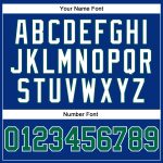 Custom Name and Number Authentic Basketball Jersey - Personalized Royal White Pinstripe Kelly Green-White Personalized Royal