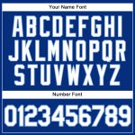 Custom Light Blue Pinstripe Baseball Jersey with Personalized Name and Number - Authentic Team Apparel Personalized Royal