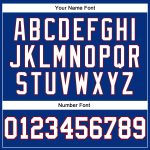 Custom Name Number Personalized Basketball Jersey White Red Royal Pinstripe Personalized Royal White Pinstripe White-Red