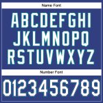 Custom Name Number Personalized Football Jersey - Royal White Purple Mesh Authentic Team Jersey Personalized Royal White-Purple