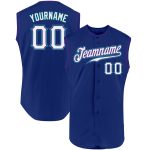 Custom Name Number Baseball Jersey - Personalized Authentic Sleeveless Royal White Purple Teal Team Apparel Personalized