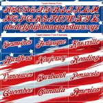 Custom Name and Number 3D American Flag Golf Polo Shirt - Personalized White-Red Performance Team Shirt Personalized Royal