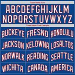 Custom American Flag Baseball Jersey - Personalized White-Red Team Jersey with Name and Number Personalized Royal White-Red