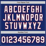 Custom Name and Number Personalized Authentic Fade Fashion Baseball Jersey - Royal White-Red Team Jersey Personalized Royal