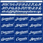 Custom Name and Number Personalized Authentic Baseball Jersey, Royal White-Red Sleeveless Team Apparel Personalized Royal