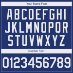 Personalized Custom Softball Jersey with Name and Number - Royal White-Red Authentic Design Personalized Royal White-Red