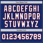 Custom Name and Number Baseball Jersey - Personalized Authentic Two Tone Royal White-Red Personalized Royal White-Red Authentic