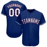 Custom Royal White-Red Baseball Jersey - Personalized Sports Apparel Personalized Royal White-Red Baseball Jersey