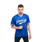 Custom Team Jersey with Personalized Name and Number - Royal White-Red Baseball Jersey Personalized Royal White-Red Baseball