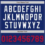 Custom Name Number Bomber Jacket, Personalized Royal Red Varsity Full-Snap Letterman Jacket Personalized Royal White-Red