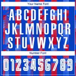 Custom Name and Number Personalized Red-White Soccer Uniform Jersey for Home Team Personalized Royal White-Red Home Sublimation