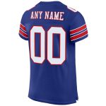 Personalized White Red Mesh Football Jersey - Authentic Custom Design Personalized Royal White-Red Mesh Authentic Football