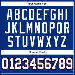 Custom Royal White-Red Mesh Throwback Football Jersey with Personalized Name and Number - Authentic Team Gear Personalized