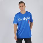 Custom Team Name Number Performance T-Shirt in Royal White-Red - Personalized Athletic Wear Personalized Royal White-Red