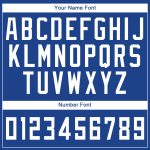 Custom Name and Number Personalized Basketball Jersey for Team - Royal White Round Neck Suit Personalized Royal White Round