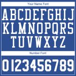 Personalized Royal White Basketball Jersey Suit - Round Neck Design Personalized Royal White Round Neck Suit Basketball Jersey
