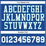 Custom Name & Number Personalized Royal White-Teal Baseball Jersey - Authentic Team Gear Personalized Royal White-Teal Authentic