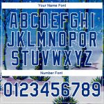 Custom Name and Number Personalized Varsity Jacket 3D Watercolor Forest Design Bomber Full-Snap Letterman Jacket Personalized