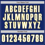 Personalized Authentic Baseball Jersey - Royal White and Yellow Team Colors Personalized Royal White-Yellow Authentic Baseball