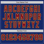 Personalized Custom Name and Number Royal Yellow Maroon Pinstripe Baseball Jersey Authentic Split Fashion Personalized Royal