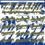 Custom Name and Number Unisex Softball Jersey - 3D Yellow White Abstract Design, Two-Button, Soft Fabric, Personalized Team Apparel