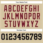 Black and Crimson Personalized Authentic Baseball Jersey - Custom Team Spirit Wear Personalized Sand Black-Crimson Authentic