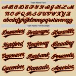 Personalized Black-Orange Baseball Jersey | Authentic Sand Design Personalized Sand Black-Orange Authentic Baseball Jersey