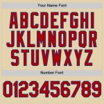 Custom Name and Number Red-Royal Baseball Jersey for Team - Personalized Authentic Jersey Personalized Sand Red-Royal Authentic